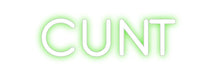 Custom Neon: Cunt - Neon Filter