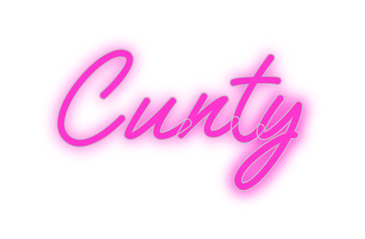 Custom Neon: Cunty - Neon Filter