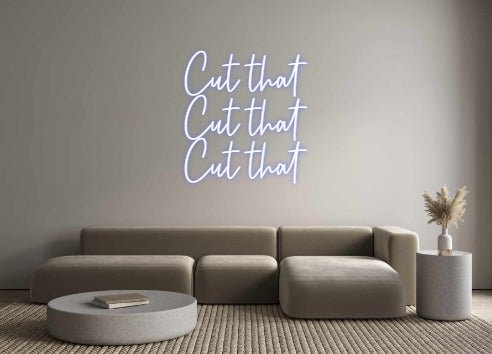 Custom Neon: Cut that Cu... - Neon Filter