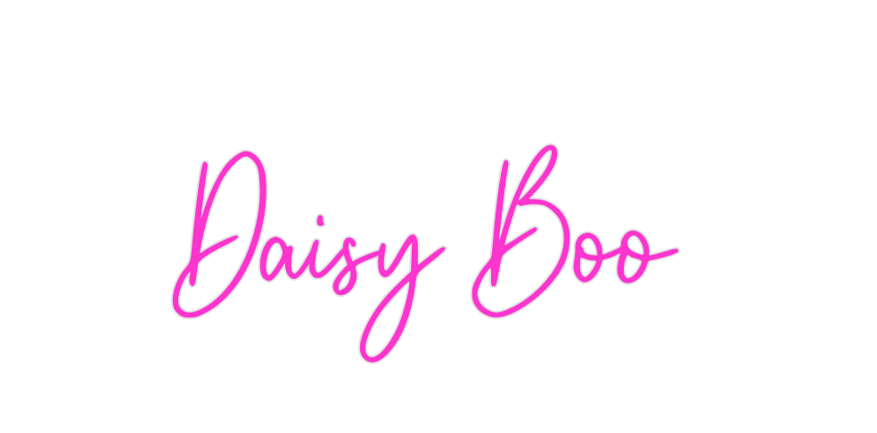 Custom Neon: Daisy Boo - Neon Filter