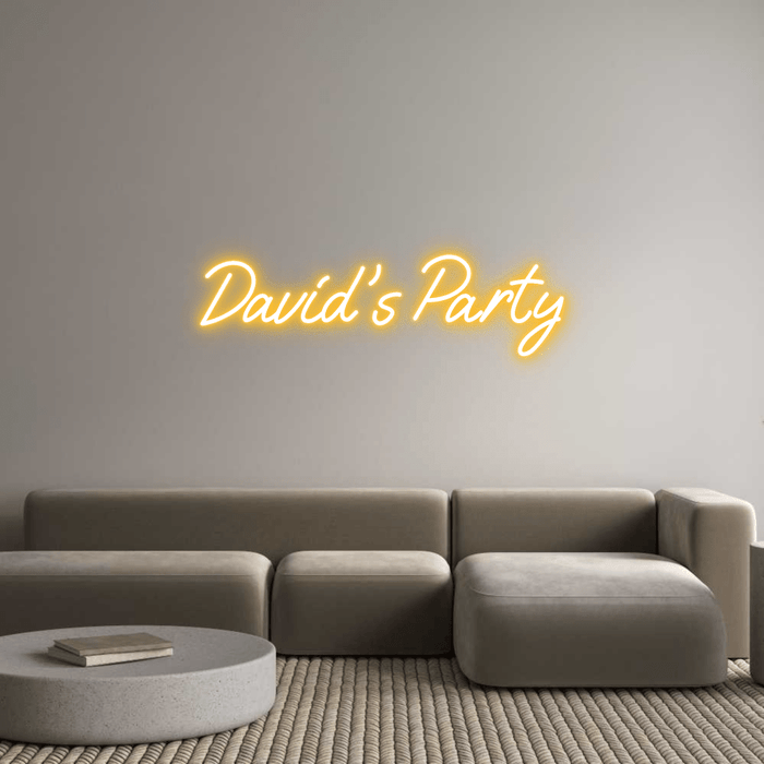 Custom Neon: David's Party - Neon Filter