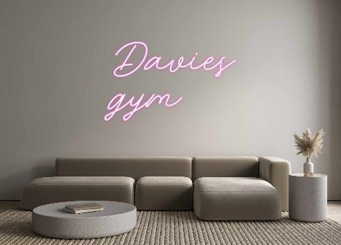 Custom Neon: Davies gym - Neon Filter