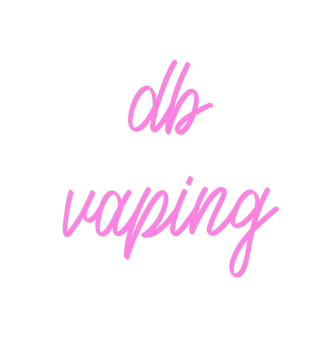 Custom Neon: db vaping - Neon Filter