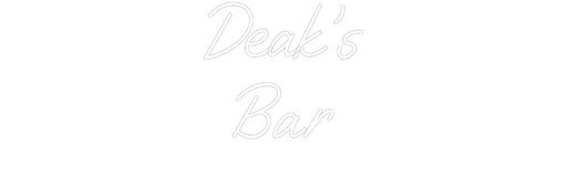 Custom Neon: Deak’s Bar - Neon Filter