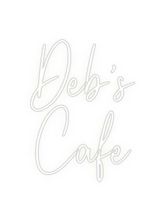 Custom Neon: Deb’s Cafe - Neon Filter