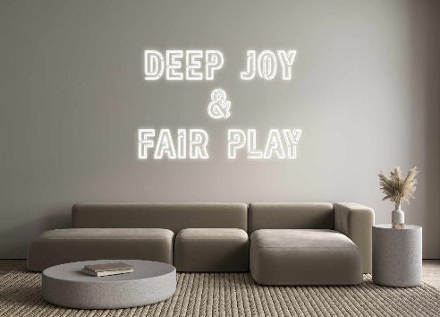 Custom Neon: DEEP JOY & ... - Neon Filter