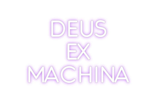 Custom Neon: DEUS EX MA... - Neon Filter