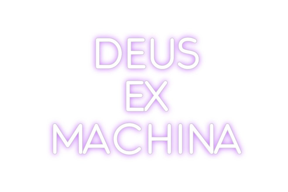 Custom Neon: DEUS EX MA... - Neon Filter