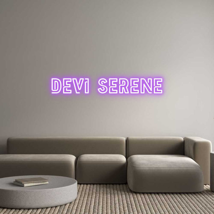 Custom Neon: Devi Serene - Neon Filter