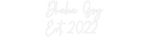 Custom Neon: Dhaka Gsy Es... - Neon Filter