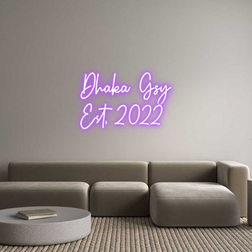 Custom Neon: Dhaka Gsy Es... - Neon Filter