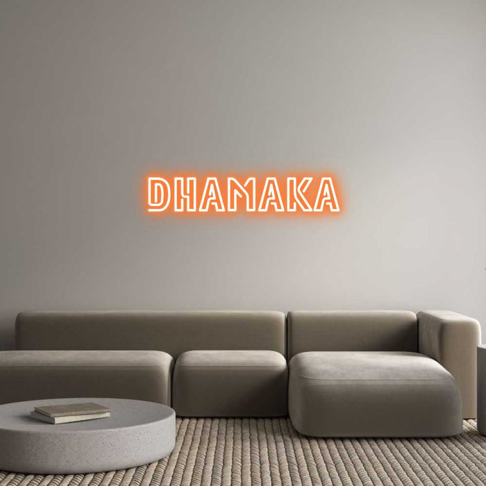 Custom Neon: DHAMAKA - Neon Filter