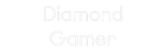 Custom Neon: Diamond Gamer - Neon Filter