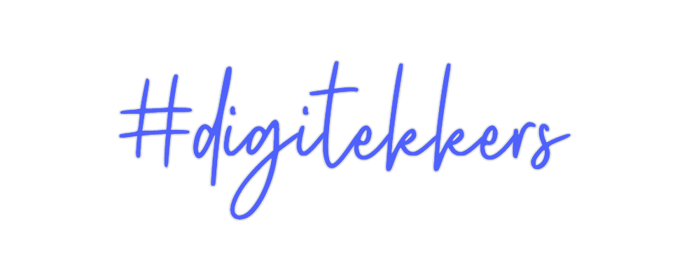 Custom Neon: #digitekkers - Neon Filter