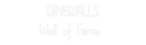 Custom Neon: DINGWALLS Wa... - Neon Filter