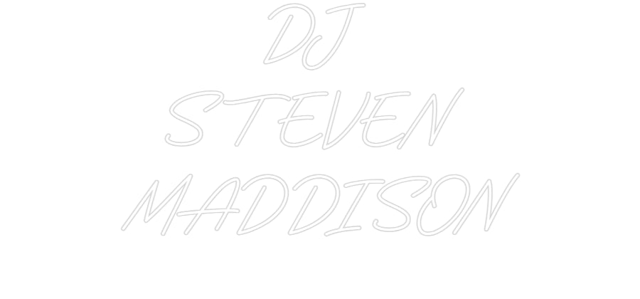 Custom Neon: DJ STEVEN ... - Neon Filter