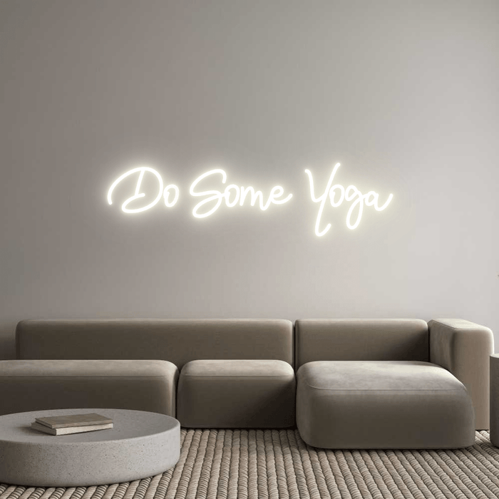 Custom Neon: Do Some Yoga - Neon Filter