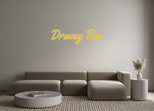 Custom Neon: Drowsy Bee - Neon Filter