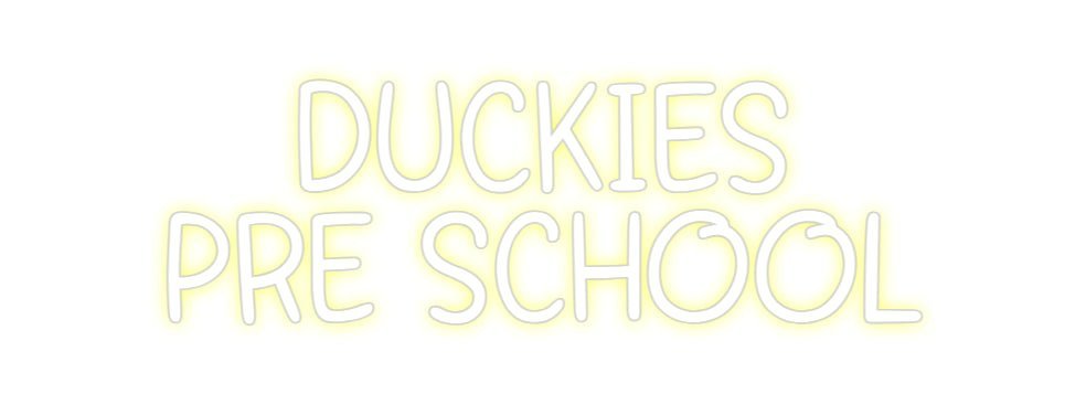 Custom Neon: DUCKIES PRE ... - Neon Filter