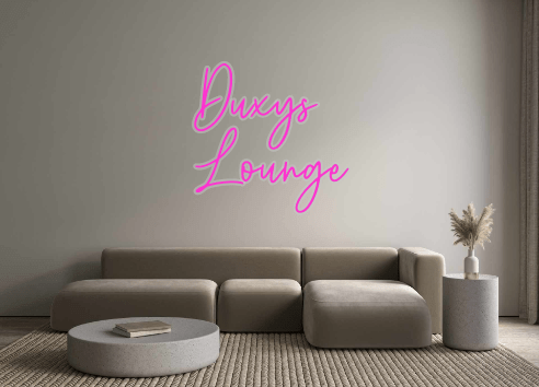 Custom Neon: Duxys Lounge - Neon Filter