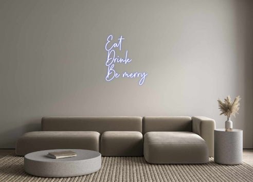 Custom Neon: Eat Drink B... - Neon Filter