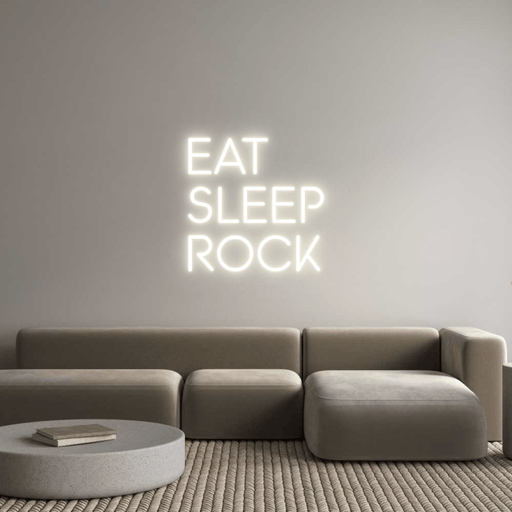 Custom Neon: EAT SLEEP R... - Neon Filter