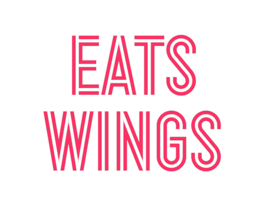 Custom Neon: EATS WINGS - Neon Filter