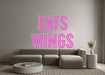 Custom Neon: EATS WINGS - Neon Filter