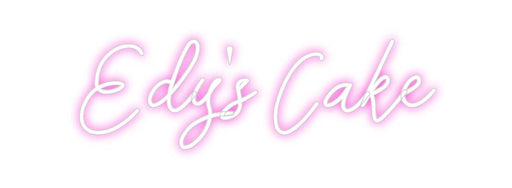 Custom Neon: Edy's Cake - Neon Filter