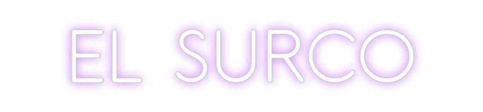 Custom Neon: EL SURCO - Neon Filter