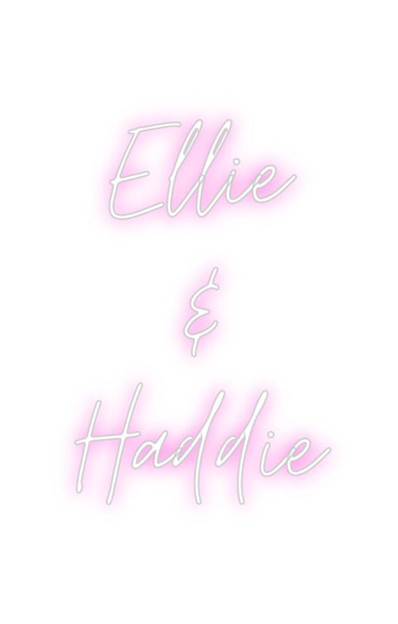 Custom Neon: Ellie & Ha... - Neon Filter