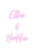 Custom Neon: Ellie & Had... - Neon Filter