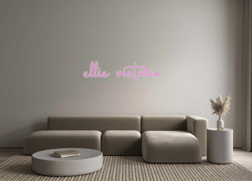 Custom Neon: ellie victoria - Neon Filter