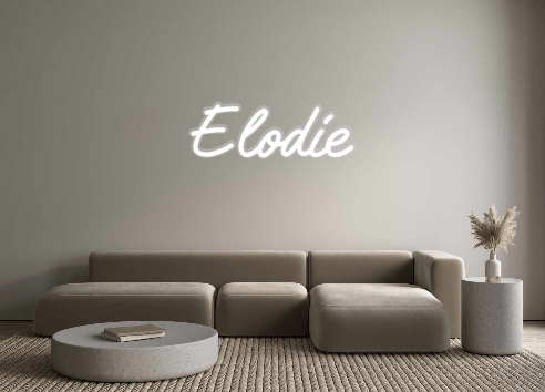 Custom Neon: Elodie - Neon Filter