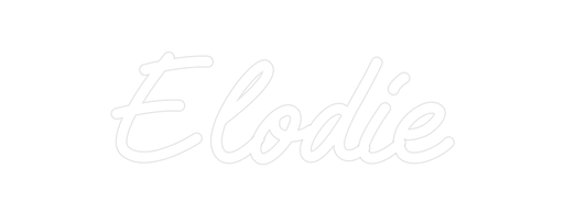 Custom Neon: Elodie - Neon Filter