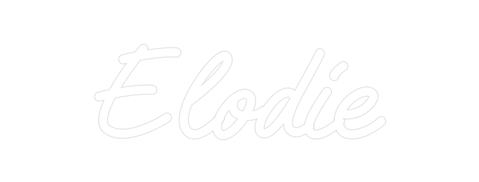 Custom Neon: Elodie - Neon Filter