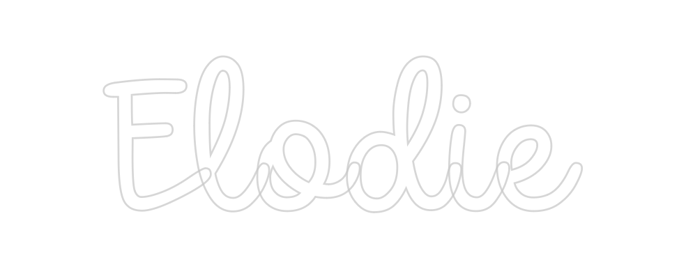 Custom Neon: Elodie - Neon Filter