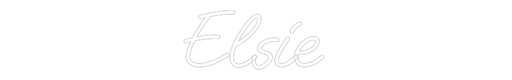 Custom Neon: Elsie - Neon Filter