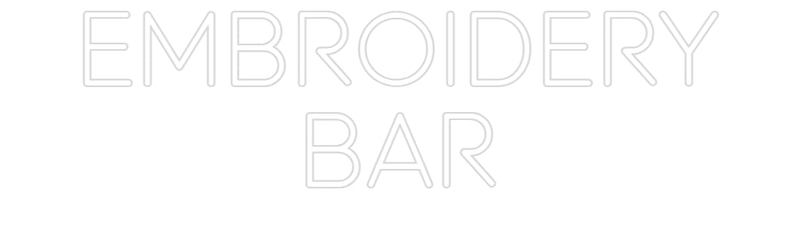 Custom Neon: EMBROIDERY BAR - Neon Filter