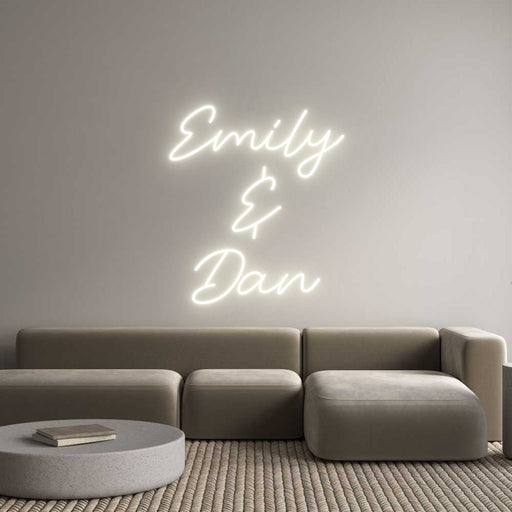 Custom Neon: Emily & Dan - Neon Filter