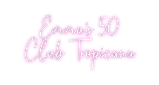 Custom Neon: Emma's 50 Cl... - Neon Filter