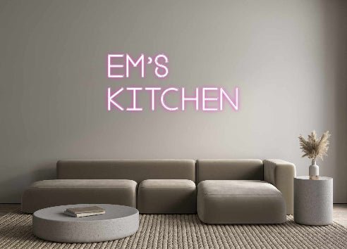 Custom Neon: EM’S KITCHEN - Neon Filter