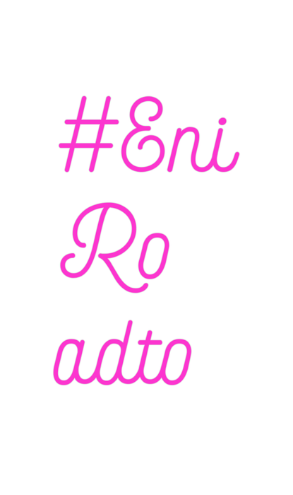 Custom Neon: #Eni Ro adto - Neon Filter