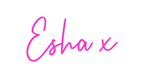 Custom Neon: Esha x - Neon Filter