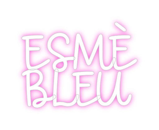 Custom Neon: ESMÈ BLEU - Neon Filter