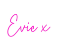 Custom Neon: Evie x - Neon Filter