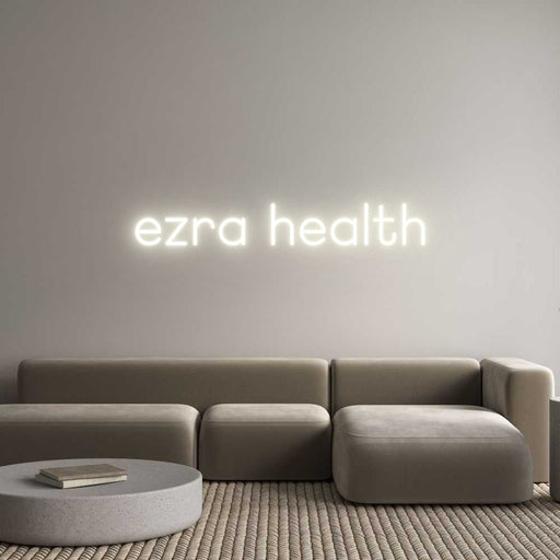 Custom Neon: ezra health - Neon Filter