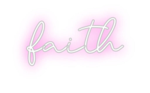 Custom Neon: faith - Neon Filter