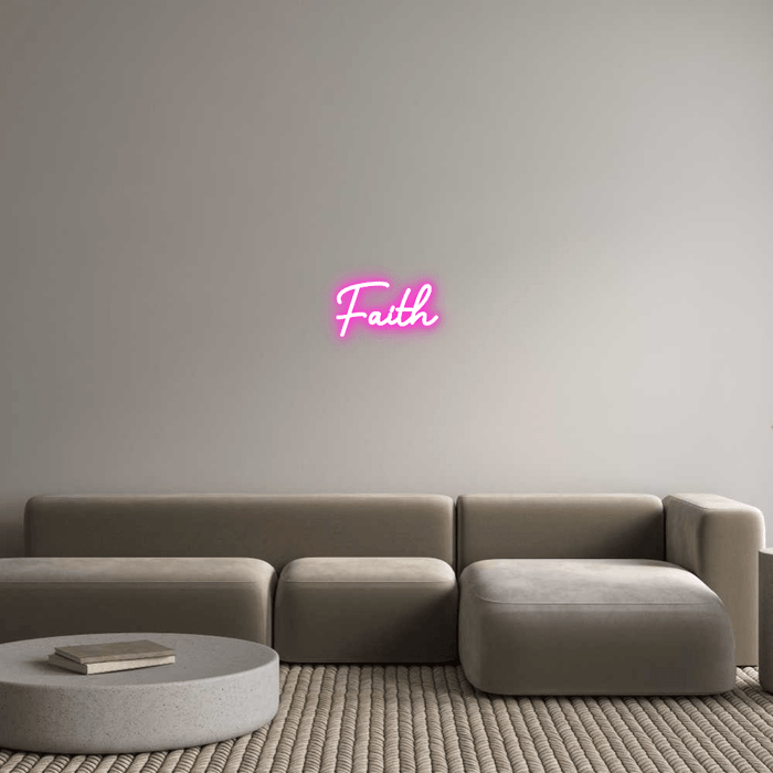 Custom Neon: Faith - Neon Filter