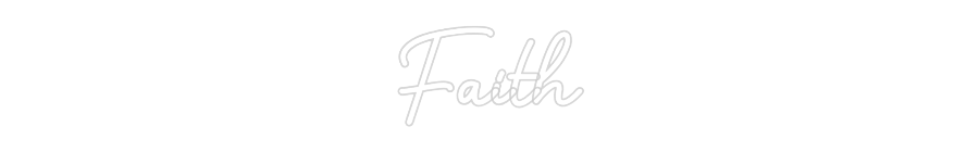 Custom Neon: Faith - Neon Filter